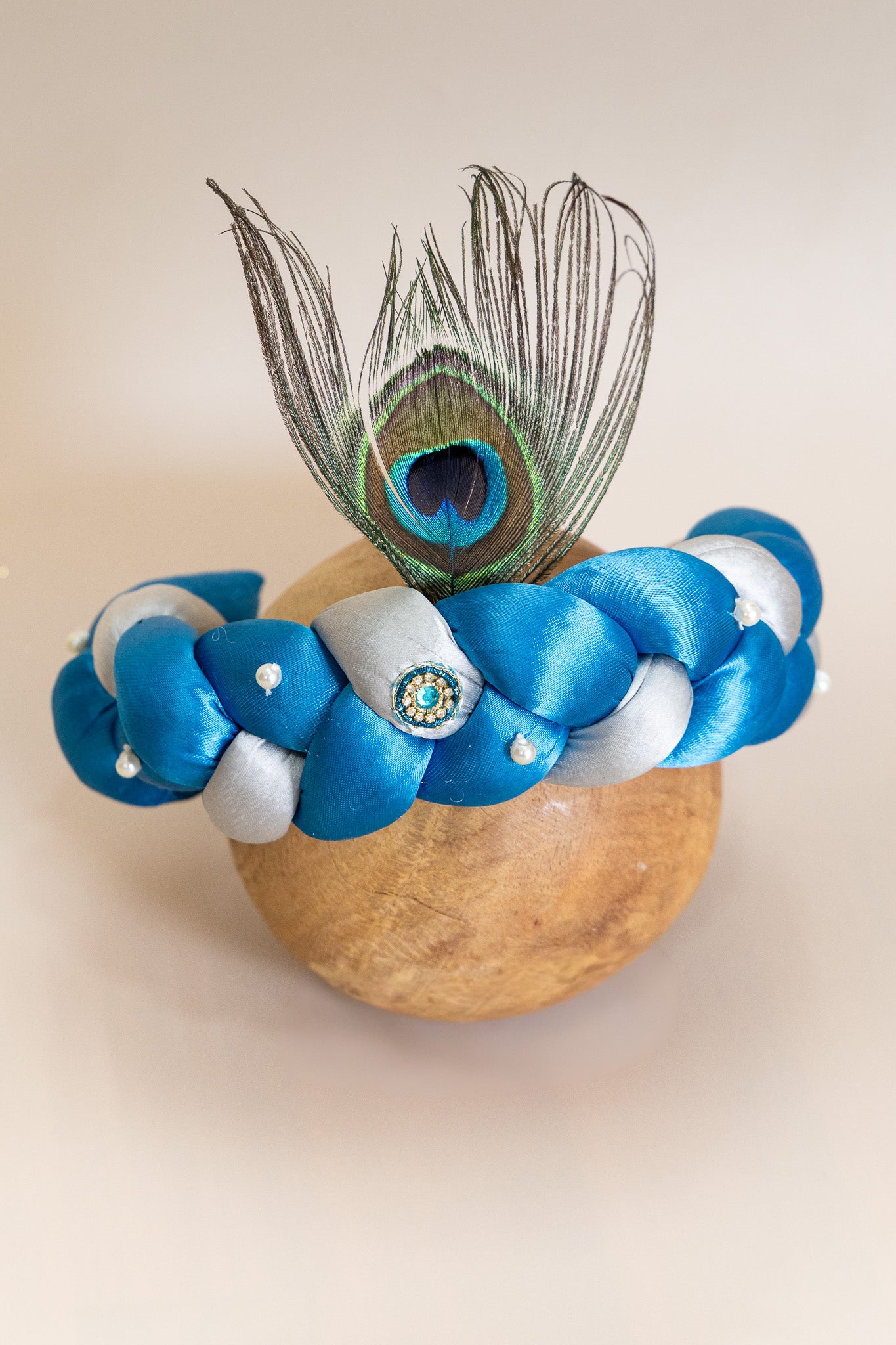 Blue Krishna Turban