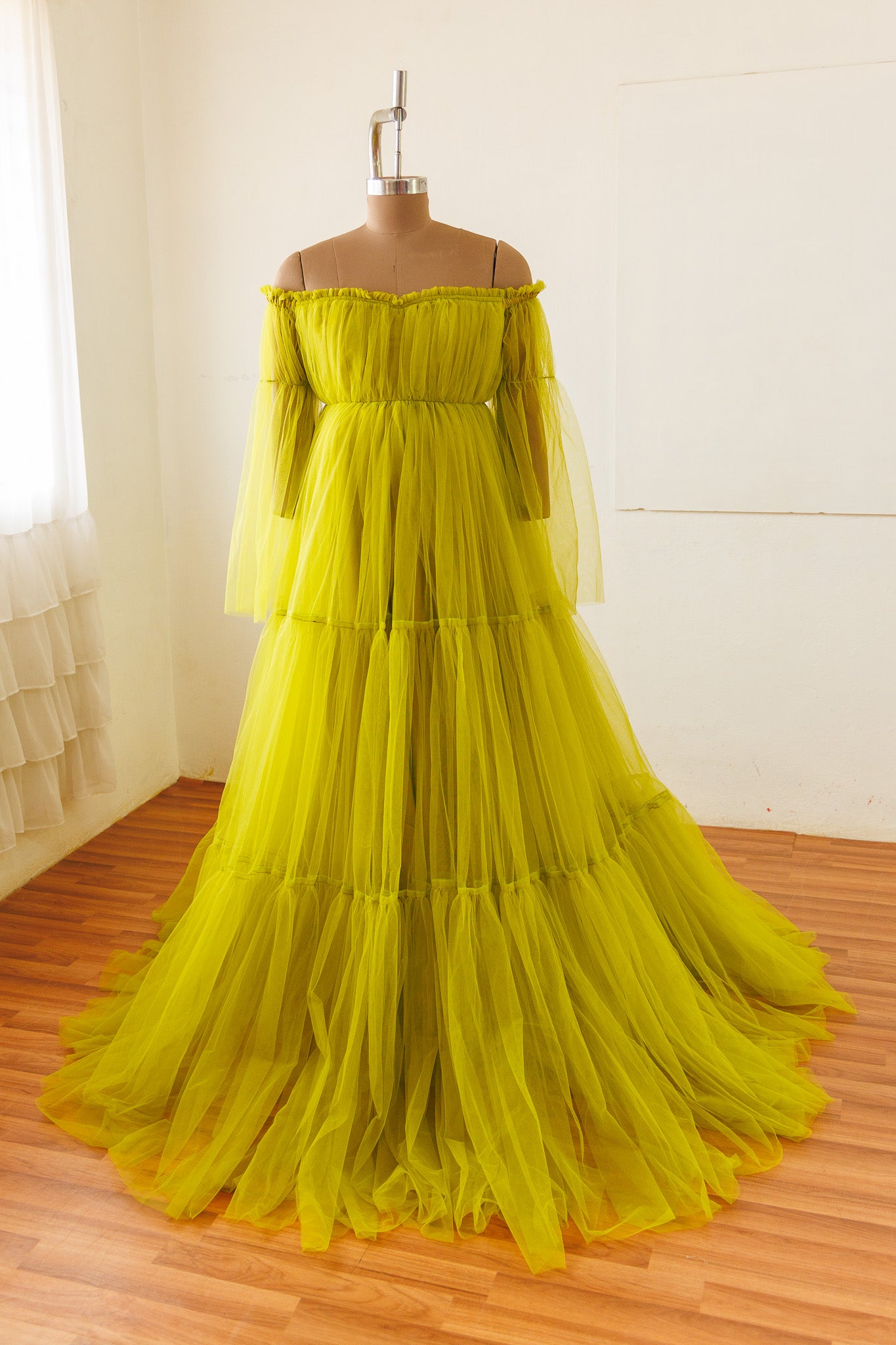 RTS Treeza gown - Olive L-XL