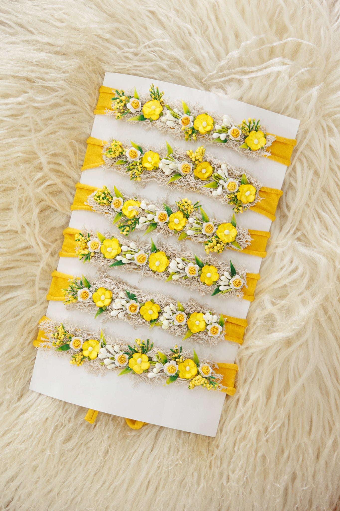 Ruffina Headband - Yellow