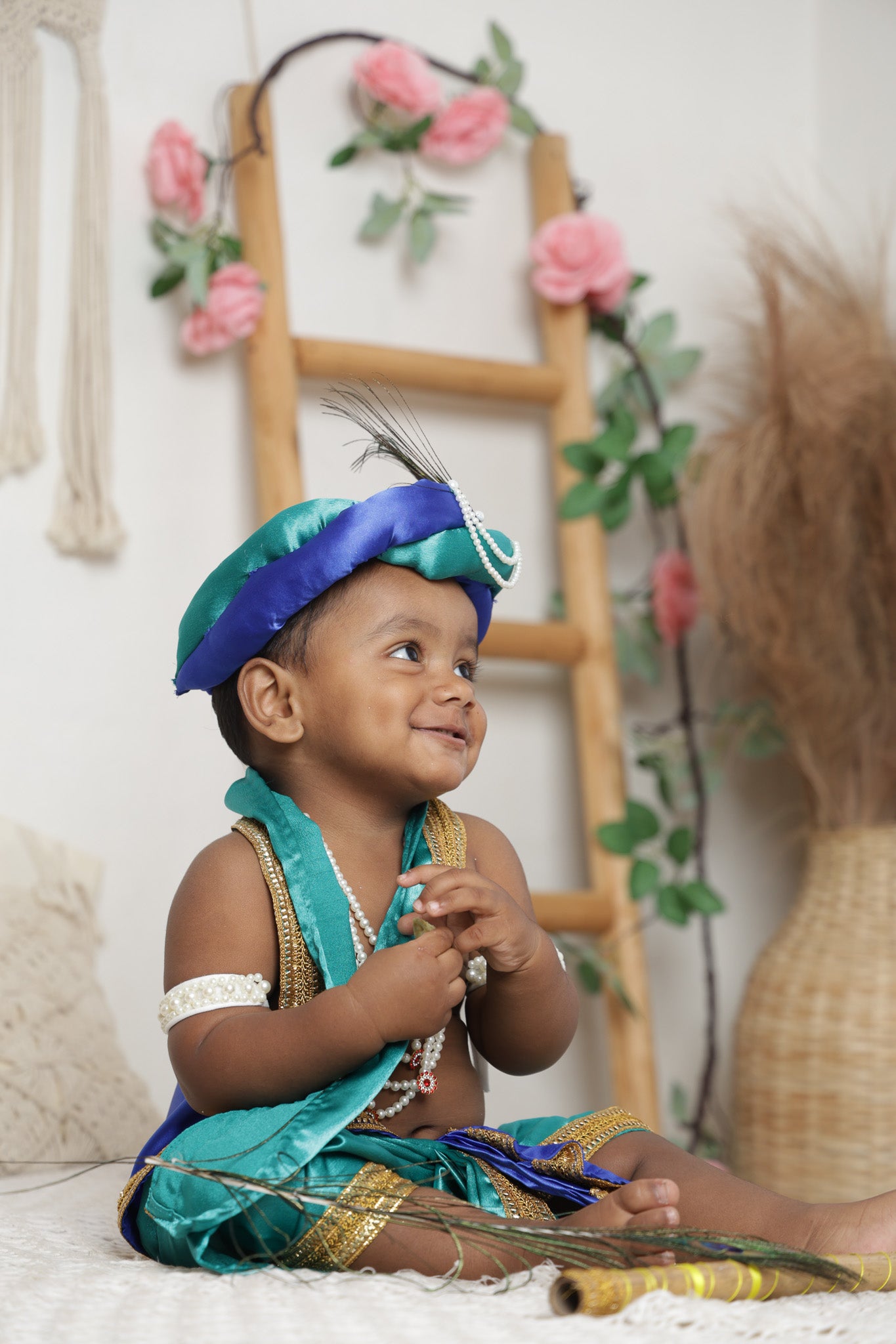 Krishna Outfit - Green