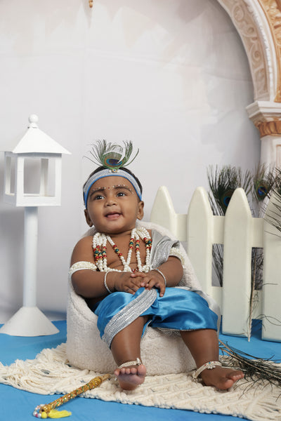 Krishna Outfit - Silver