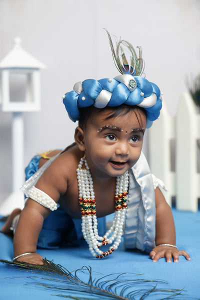 Krishna Outfit - Silver