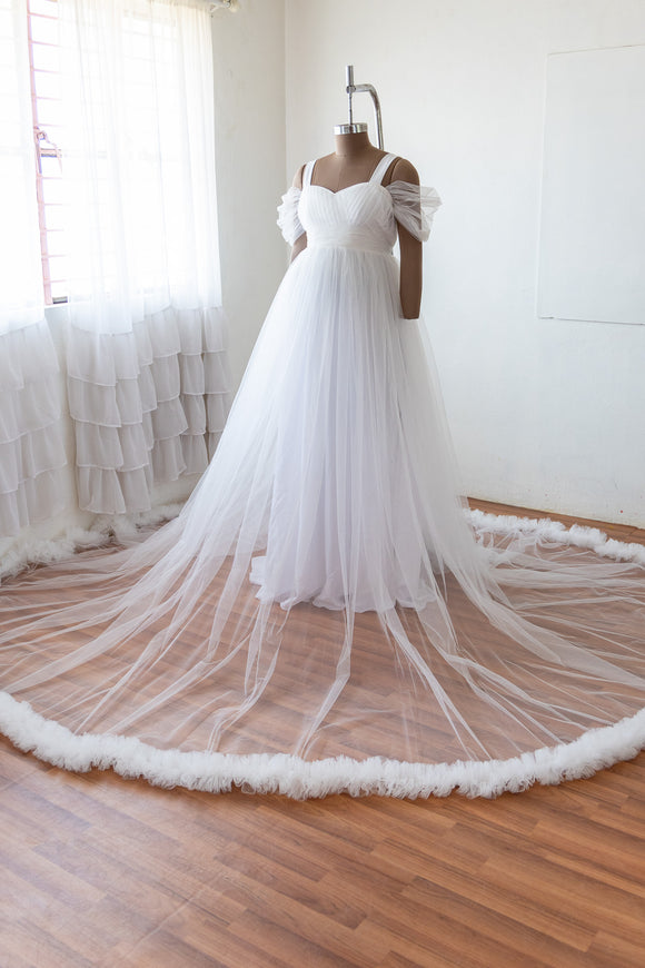 Brincy Gown - White