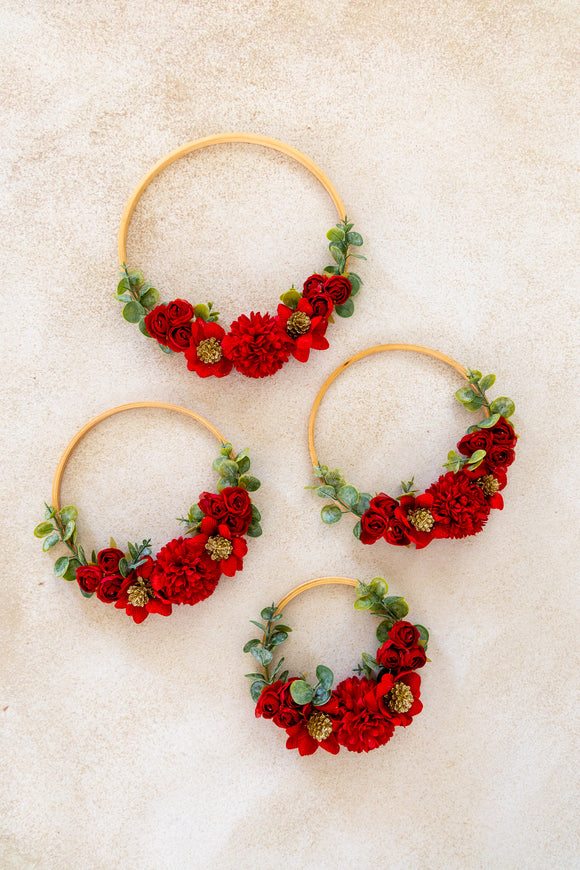 Nelsy Floral Hoops
