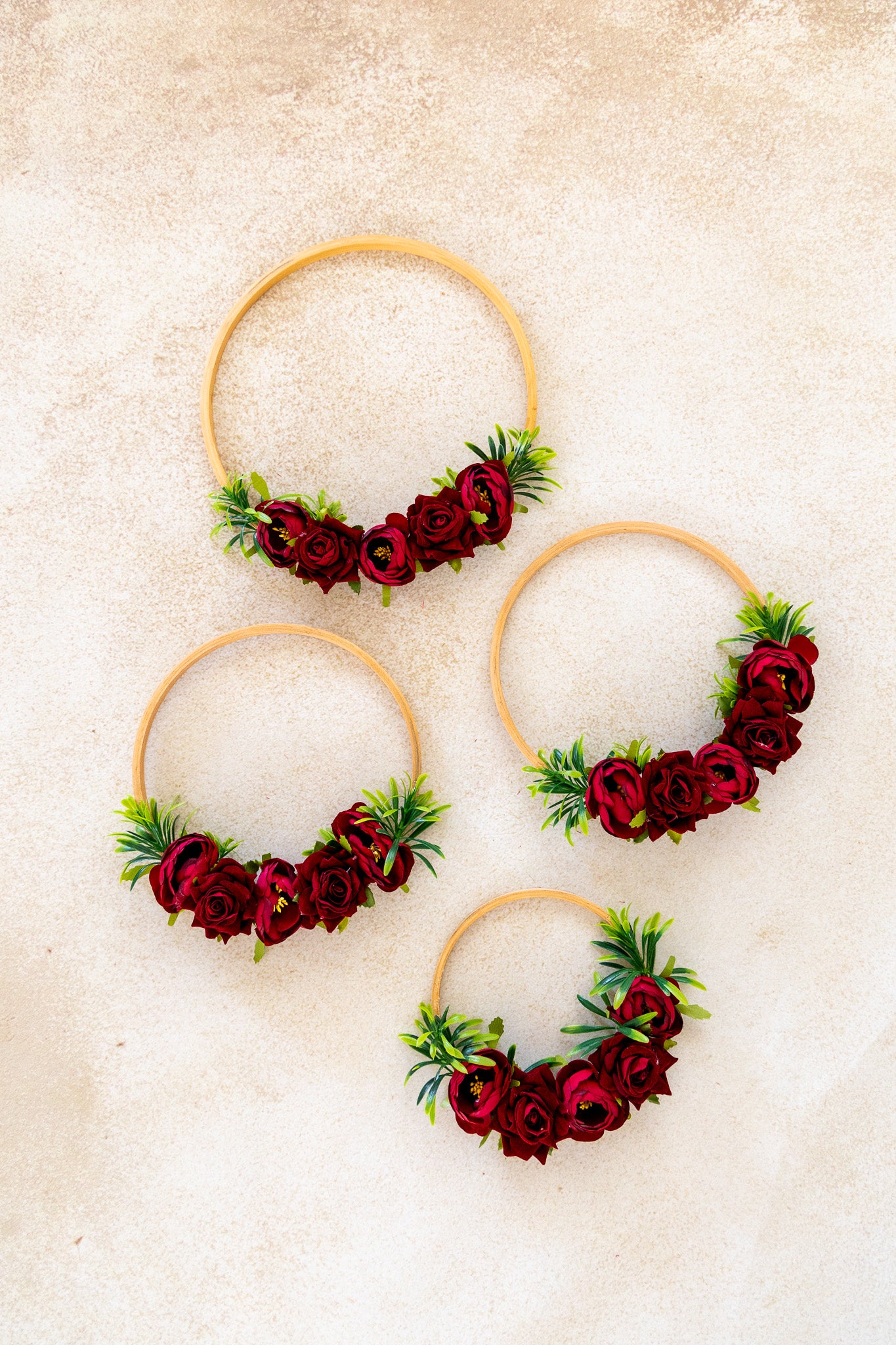 Ellora Floral Hoops