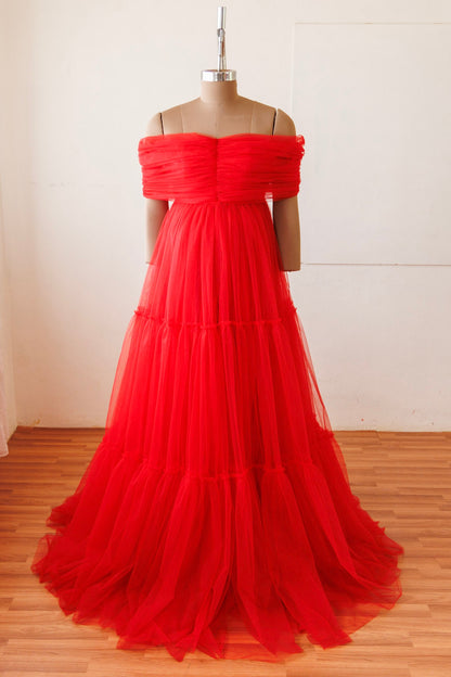 Welsa Gown - Red