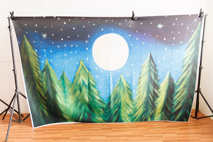 December night 5x8 ft- Fabric (BAD050)