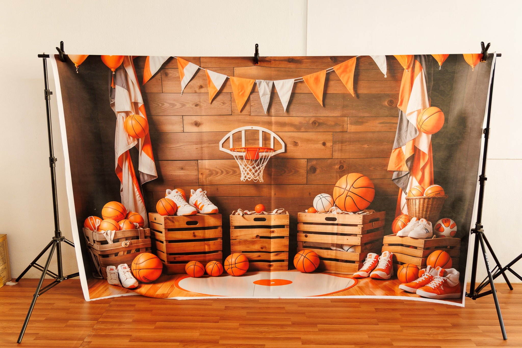 Basket ball 5x8 ft- Fabric (BAD057)