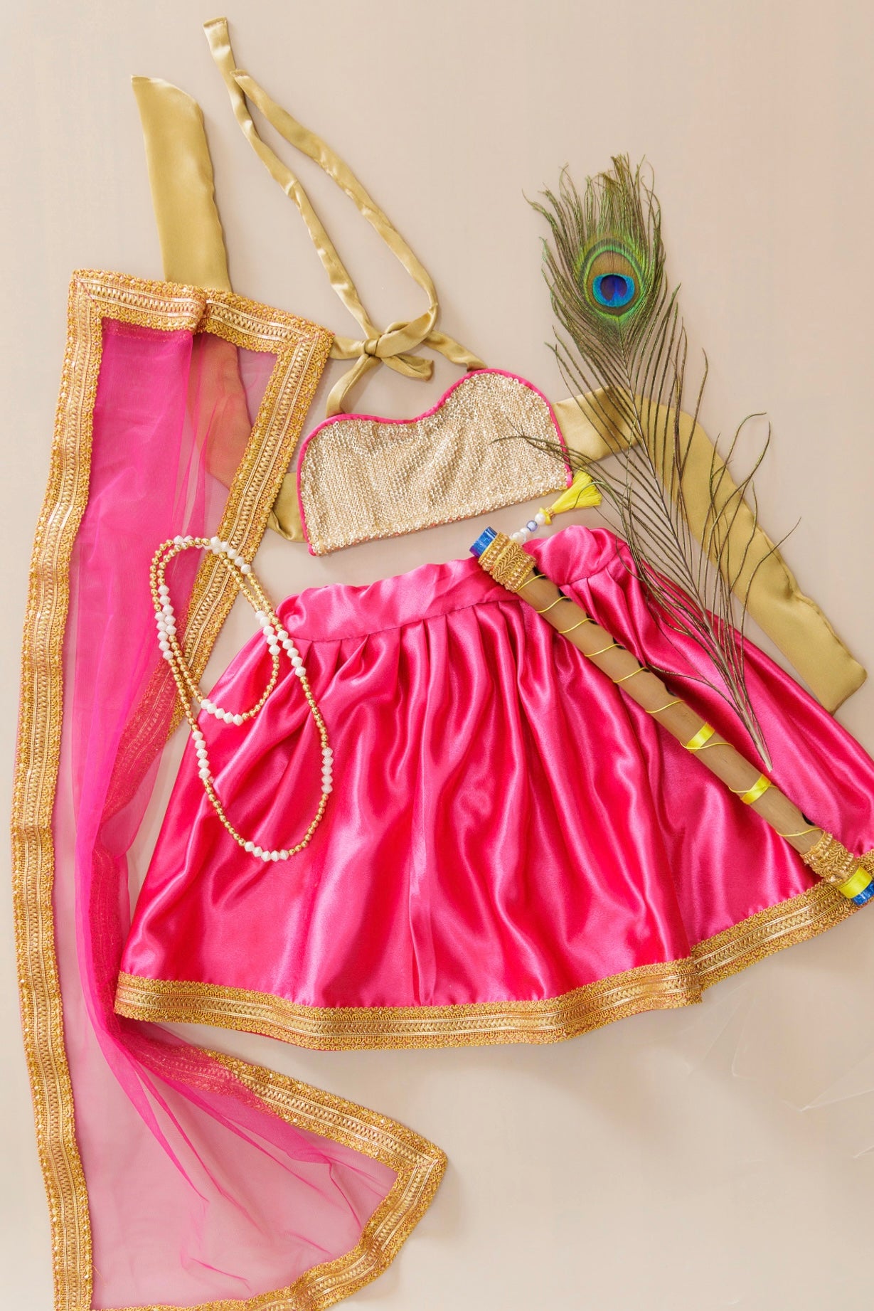 Radha Outfit - Pink