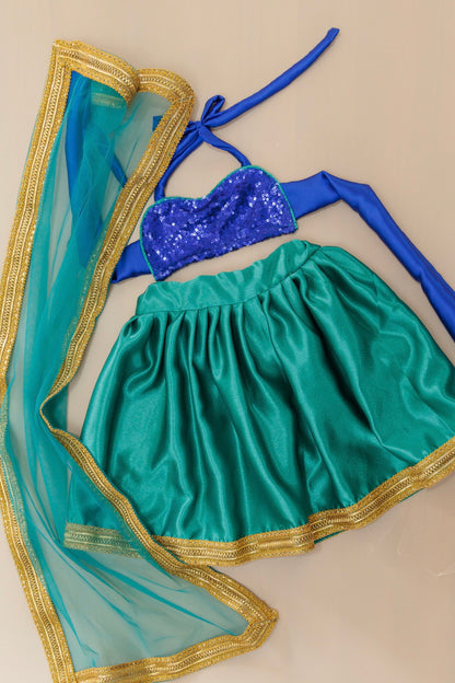 Radha Outfit - Green