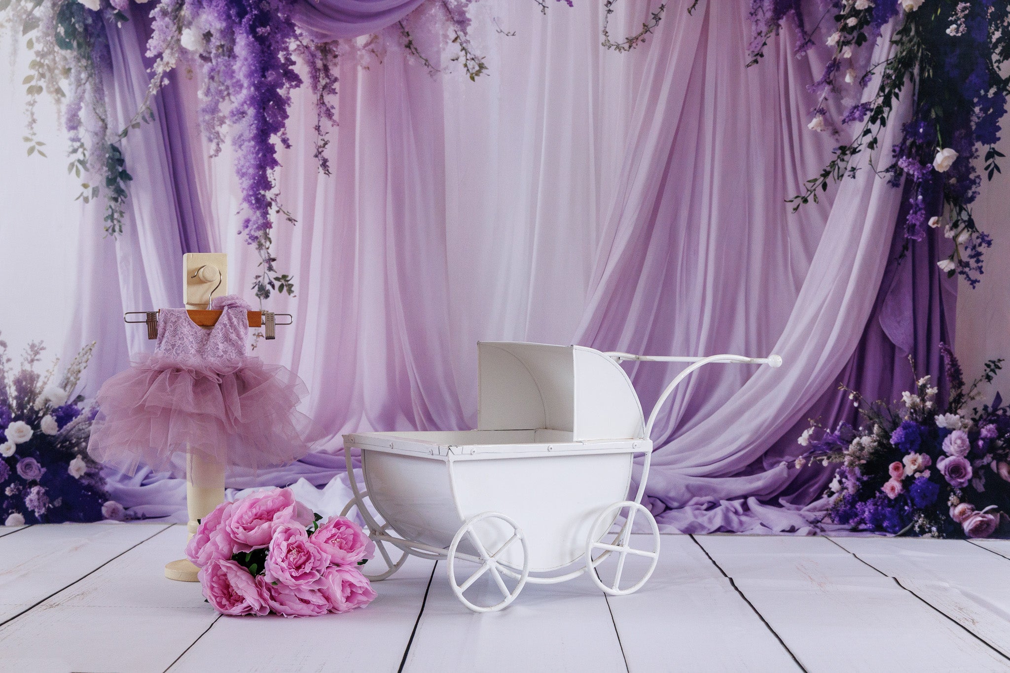 Lavender Drapes Theme