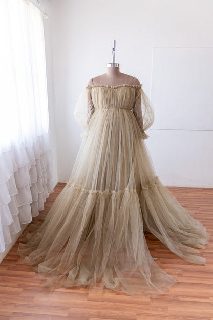 Stefina gown - Moss