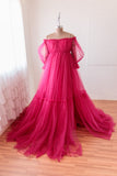 Stefina gown - Beetroot Pink
