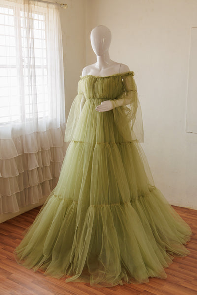 Treeza gown - Dusty green