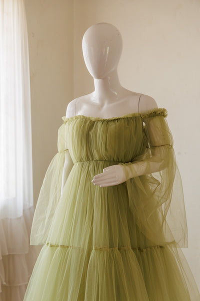 Treeza gown - Dusty green