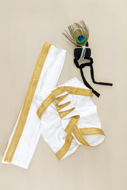 Krishna Outfit - White