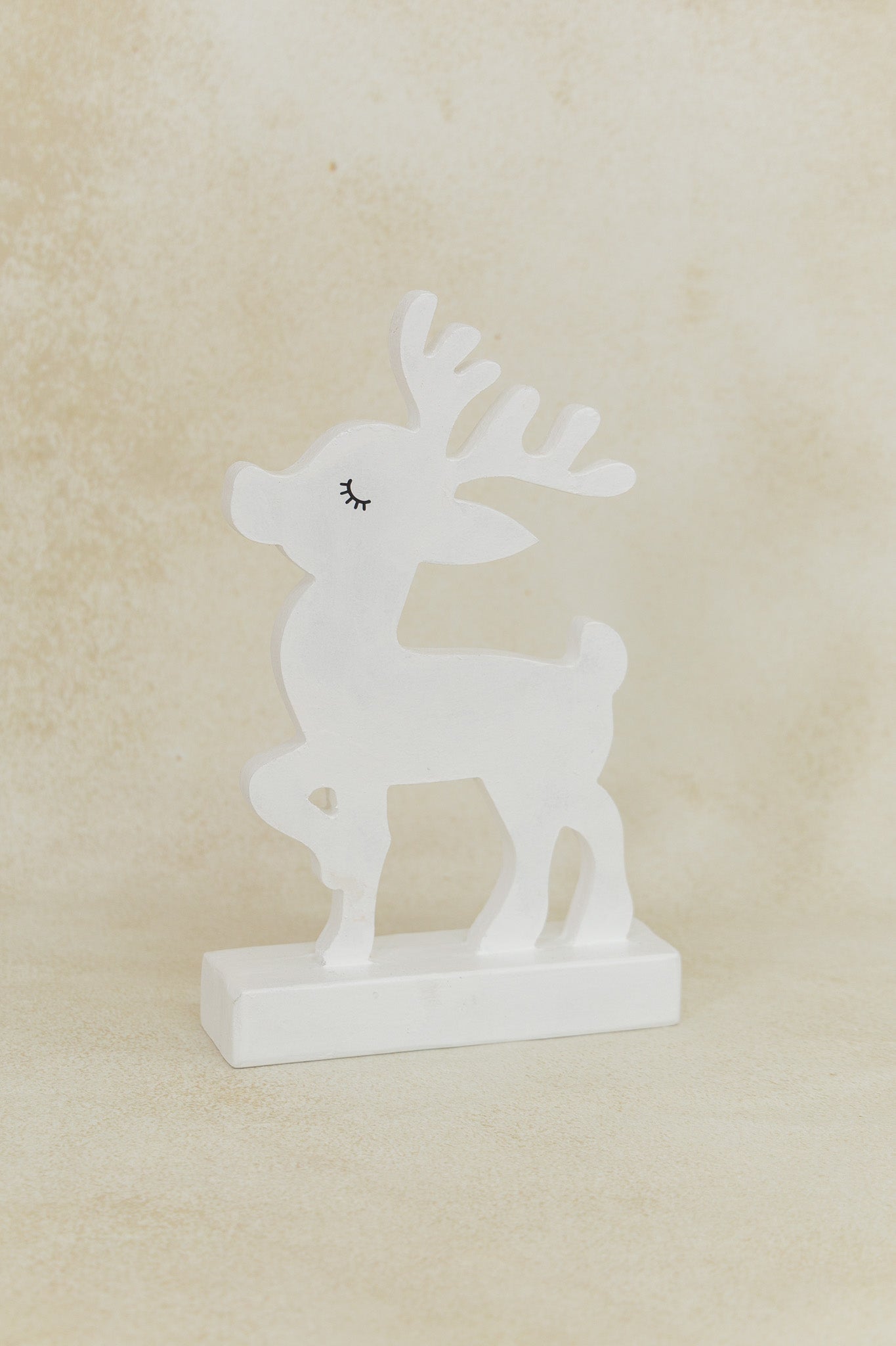 White Reindeer Set of 2