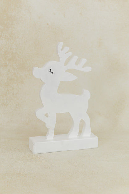 White Reindeer Set of 2