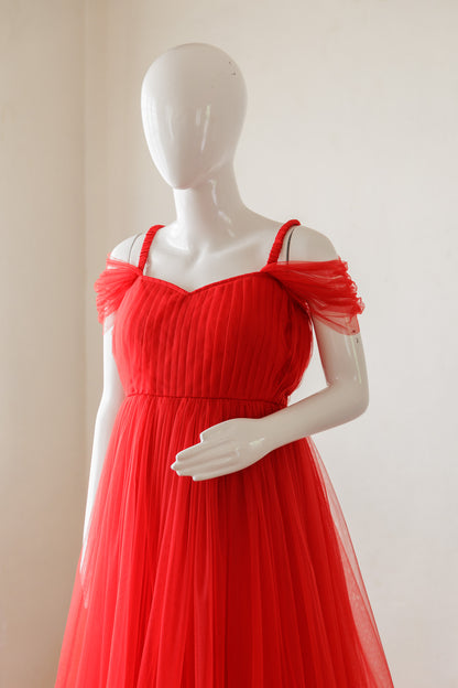 Ajanta gown- Red Style 1