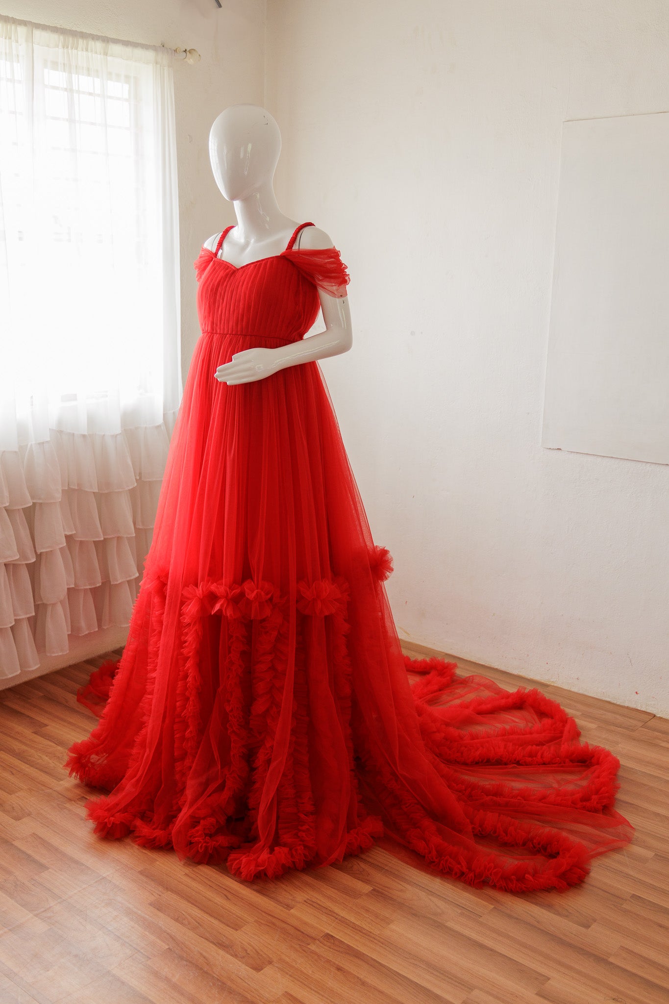 Ajanta gown- Red Style 1