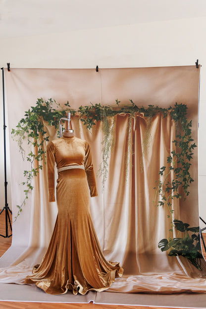 Beige Drapes Theme