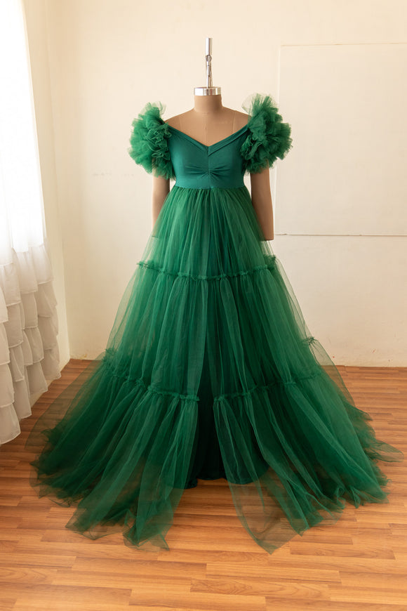 Magella gown - Green