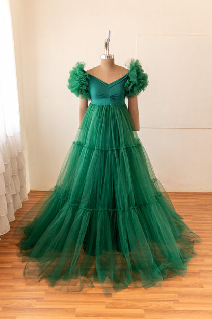 Magella gown - Green