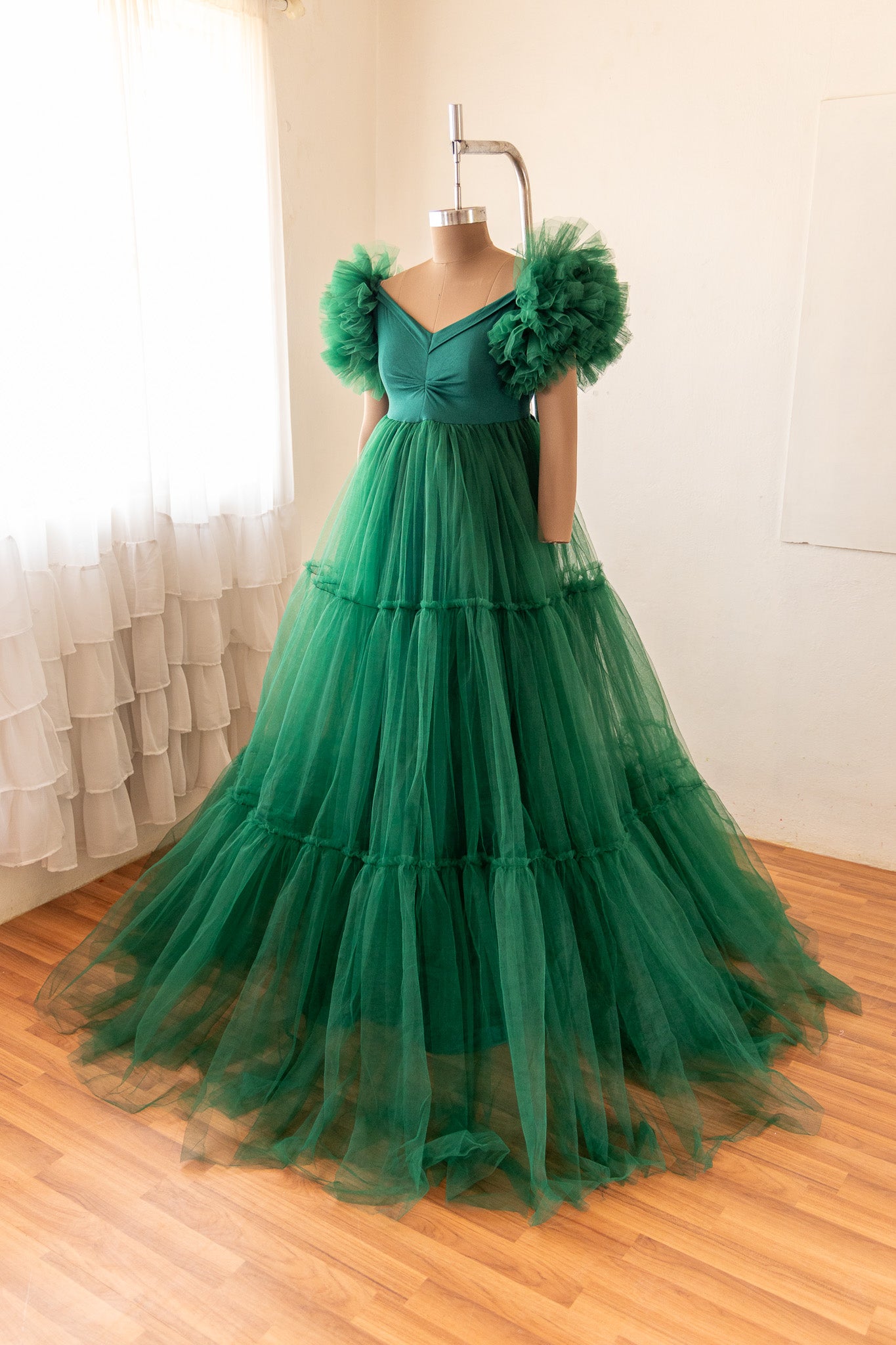 Magella gown - Green