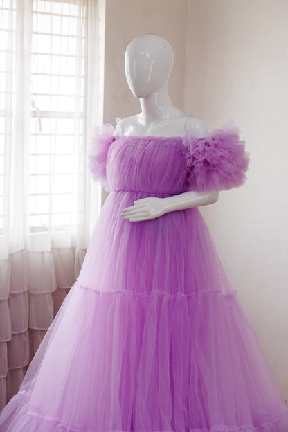 RTS Ella gown - Lavender L-XL