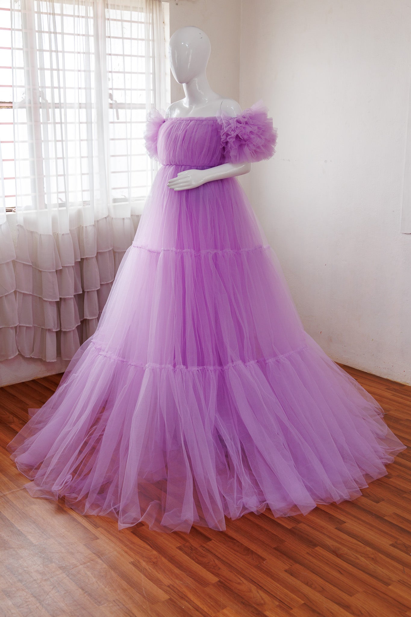 RTS Ella gown - Lavender L-XL