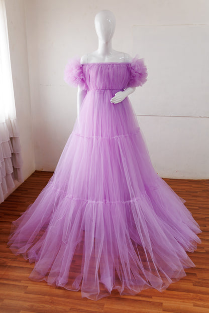 RTS Ella gown - Lavender L-XL