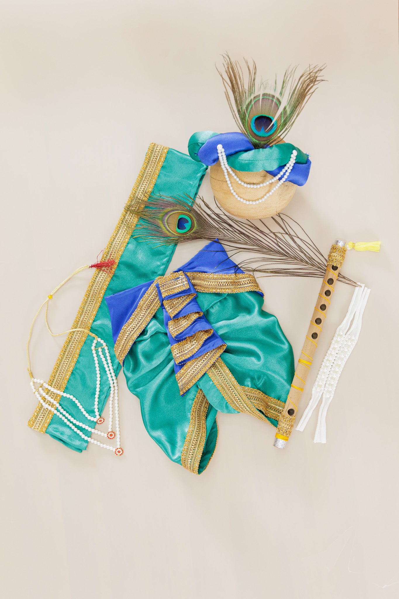 Krishna Outfit - Green