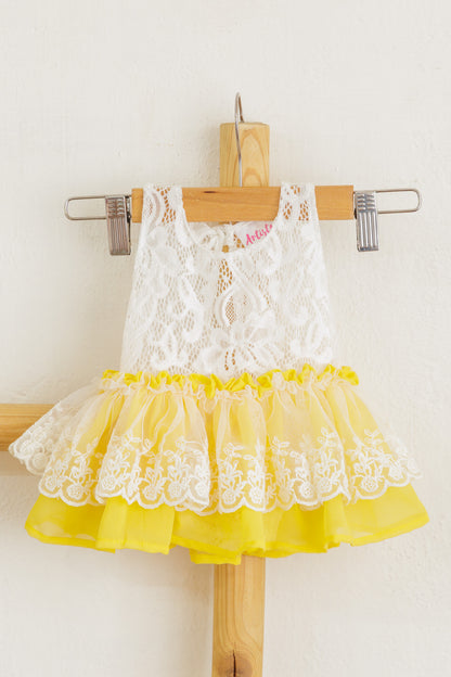 Georgia Romper - Yellow