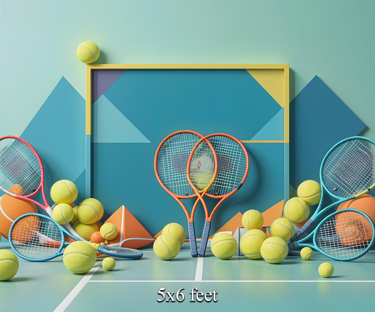 RTS Tennis 5X8 Ft. Fabric