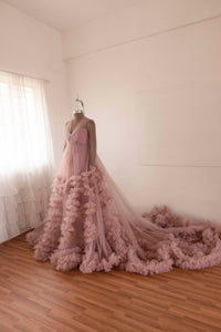RTS Wella gown - Dusty Purple M-L