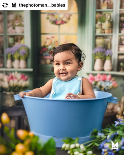 Blue Bath Tub