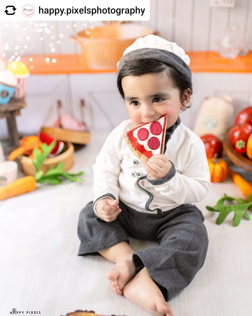 Chef outfit- Grey – Artista Prop Shop