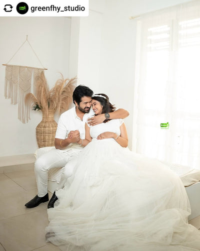 Alana gown - White