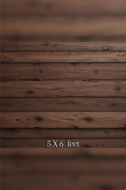 RTS Walnut Wood 5x7 ft. Fabric