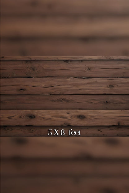 RTS Walnut Wood 5x7 ft. Fabric