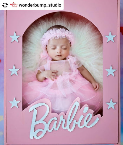 Baby Girl Barbie Box For Baby Photoshoot Shop Baby Girl Doll Box