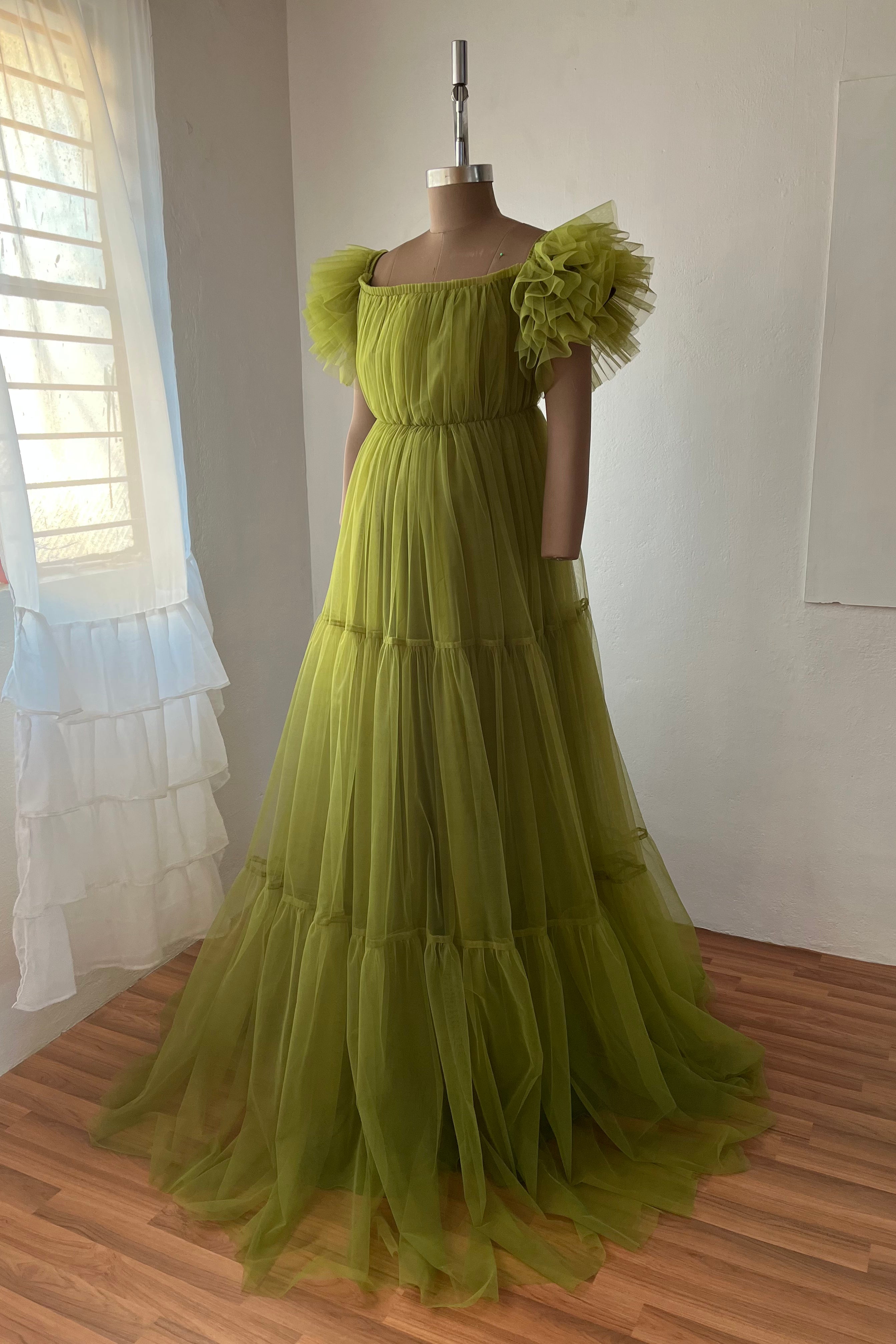 Ella gown - Olive