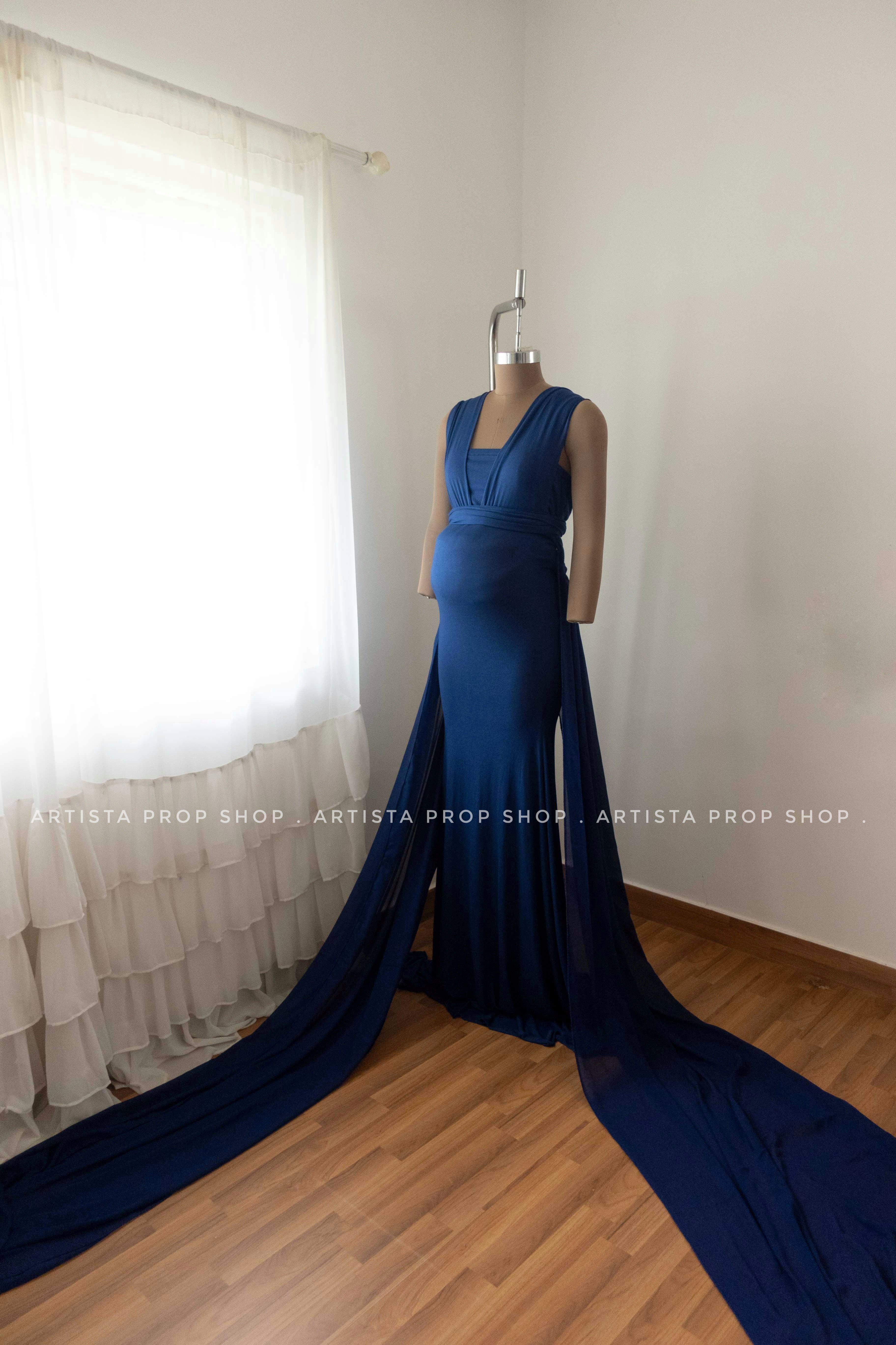 Convertible gown- Dark Blue