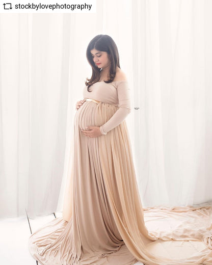 Aurelia Gown- Beige