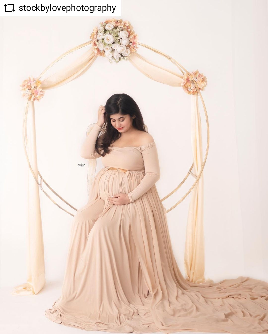 Aurelia Gown- Beige