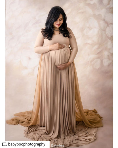 Aurelia Gown- Beige