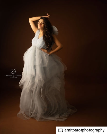 Krysten gown - Powder Blue