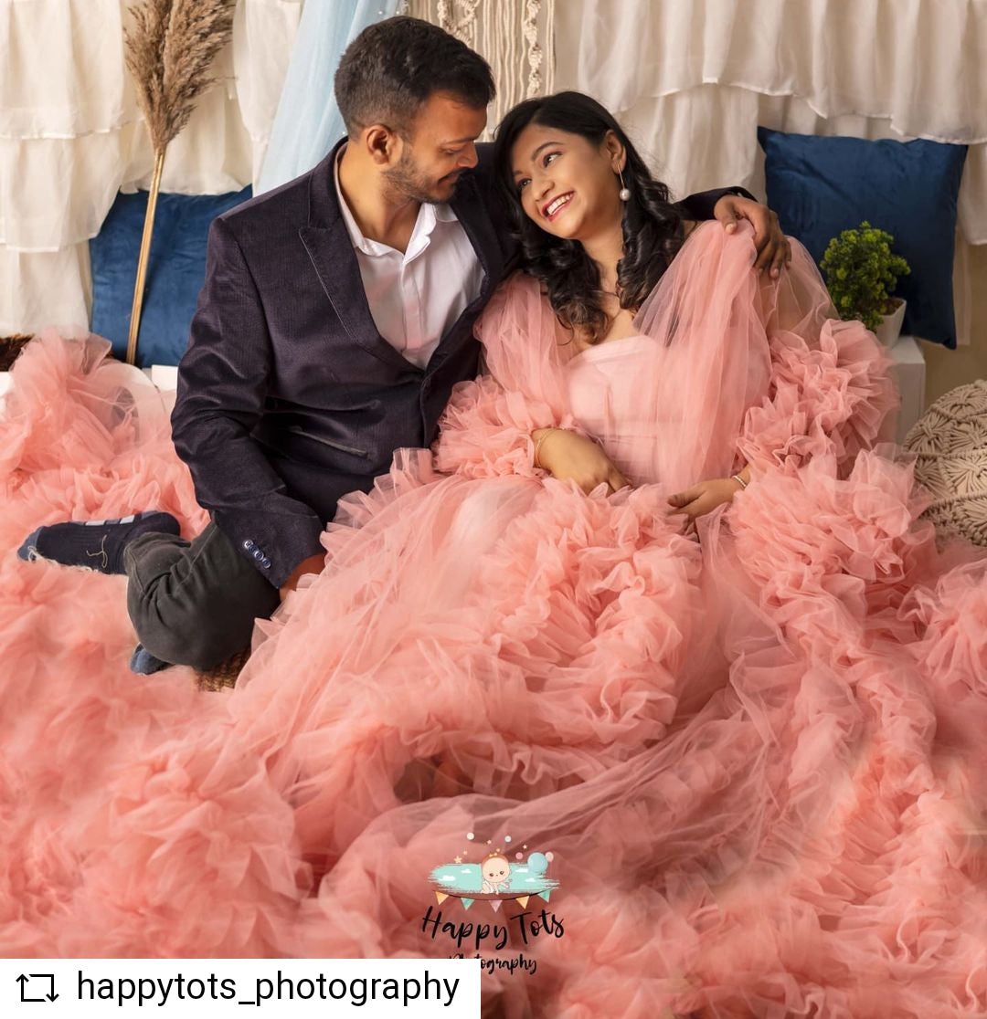 RTS Arianna gown-Pink M-L