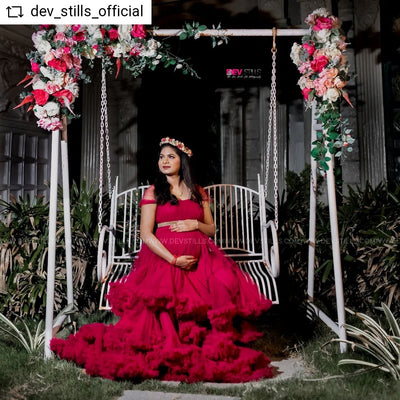 Diana gown - Beetroot Pink