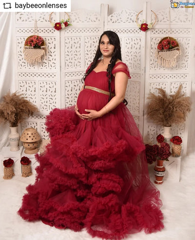 Diana gown - Beetroot Pink